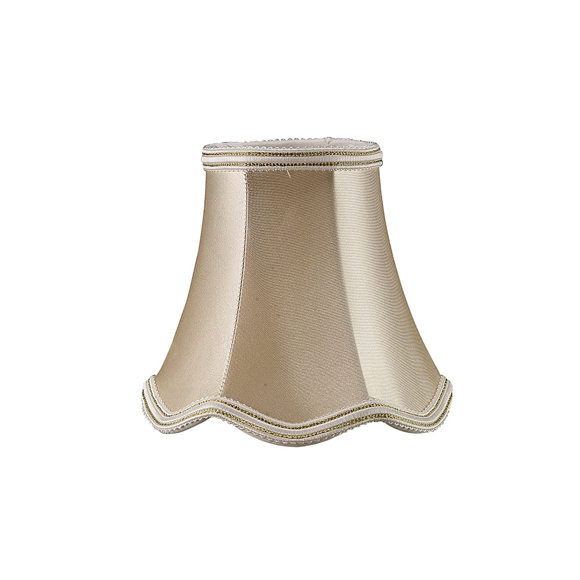 ILS10605  Onida 13cm Clip-On Fabric Shade Cream